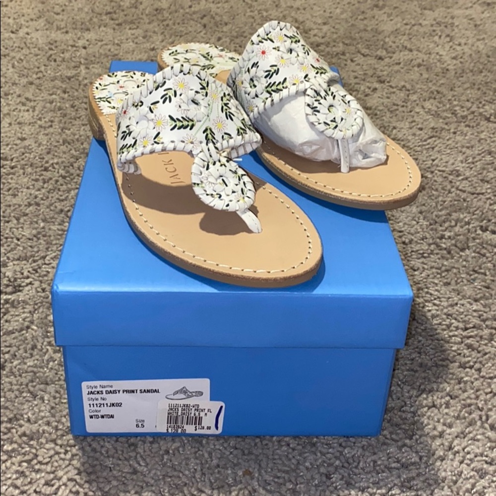 Jack Rodgers Daisy Print Sandal